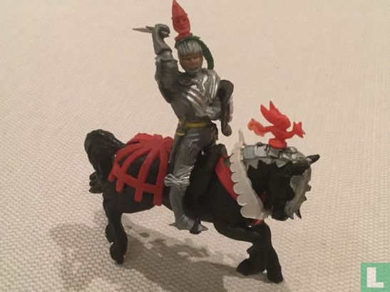 Knight on horseback in attack - Image 2
