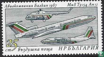 40 jaar luchtvaartmaatschappij Balkan