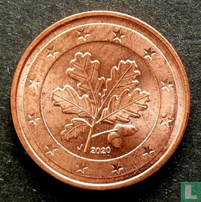 Duitsland 2 cent 2020 (J) - Afbeelding 1