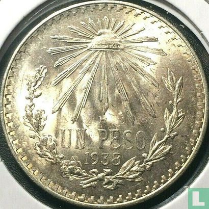 Mexique 1 peso 1938 - Image 1