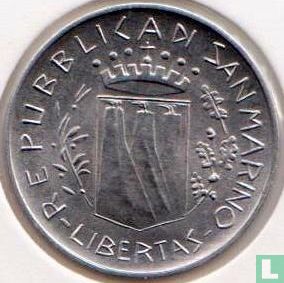 San Marino 10 lire 1981 "Peace" - Afbeelding 2
