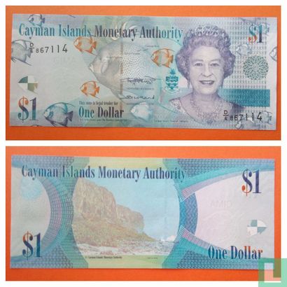 Îles Caïmans 1 dollar 2018