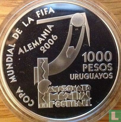 Uruguay 1000 pesos 2004 (PROOF) "2006 Football World Cup in Germany" - Image 2