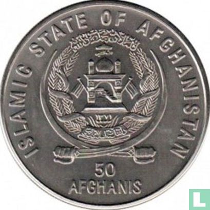 Afghanistan 50 afghanis 1995 "50th anniversary of the United Nations" - Afbeelding 2