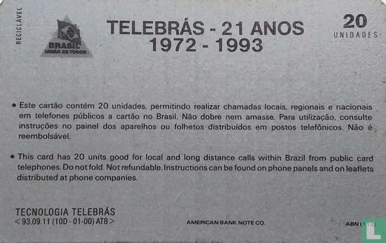 Telebrás - 21 anos   1972-1993 - Bild 2