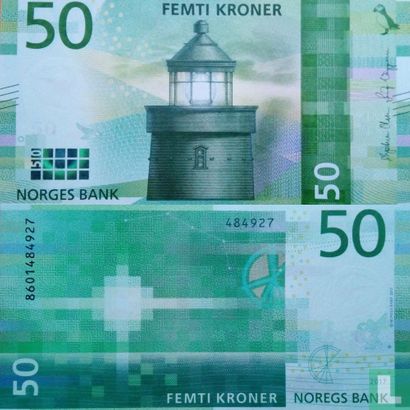 Norvège 50 Kroner 2017