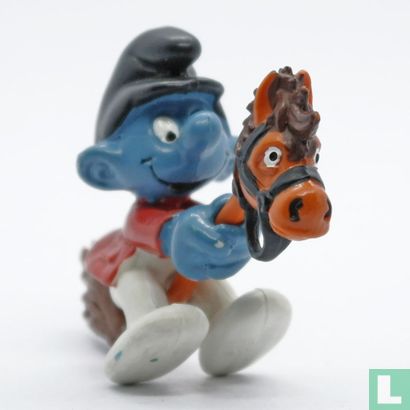 Smurf on hobbyhorse   - Image 1