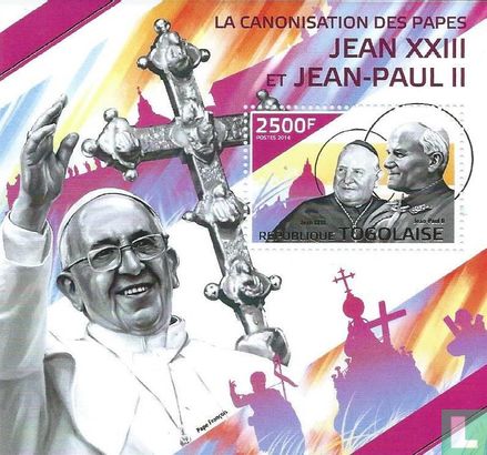 Pope Jean XXIII and Jean-Paul II 
