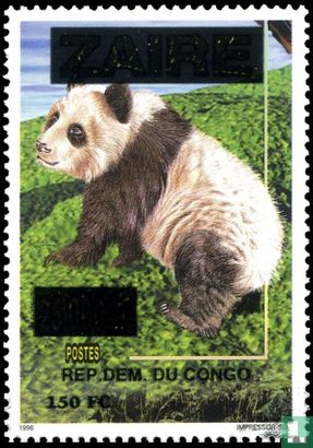 Issue of 96 with overprint
