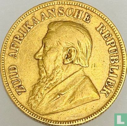 Zuid-Afrika 1 pond 1895 - Afbeelding 2