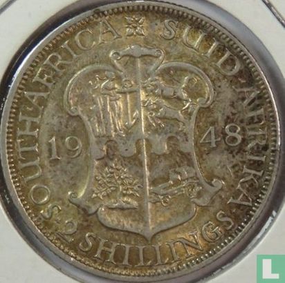 Zuid-Afrika 2 shillings 1948 - Afbeelding 1