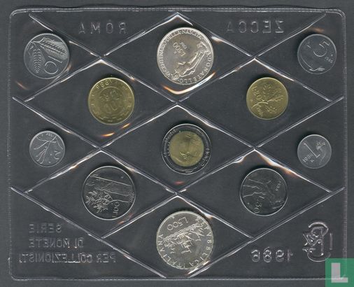 Italy mint set 1986 - Image 2