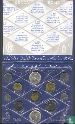 Italy mint set 1986 - Image 3
