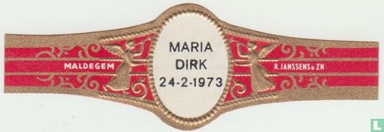 Maria Dirk 24-2-1973 - Maldegem - R. Janssens & Zn - Image 1