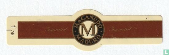 Macanudo M Maduro - Imported - Imported  - Afbeelding 1