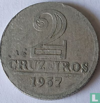 Brazil 2 cruzeiros 1957 - Image 1