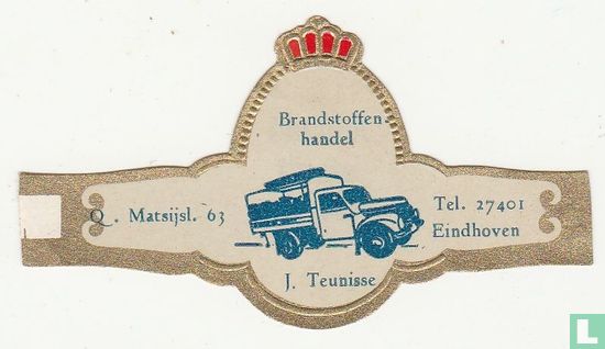 Brandstoffenhandel J. Teunisse - Q. Matsijsl. 63 - tel. 27401 Eindhoven - Image 1