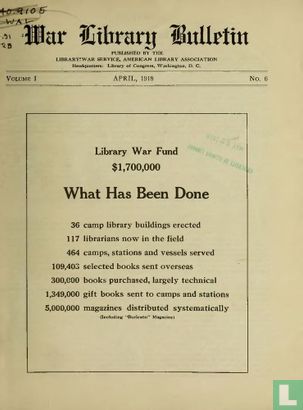 War Library Bulletin (US) 6 - Image 1