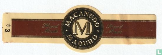 M Macanudo Maduro - Hand Made - Hand Made - Image 1