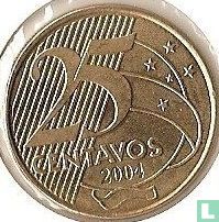 Brazilië 25 centavos 2004 - Afbeelding 1