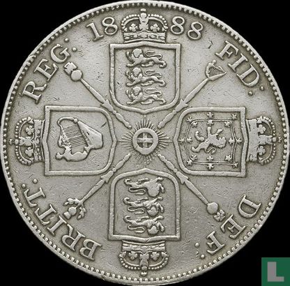 Verenigd Koninkrijk 2 florins 1888 (type 1) - Afbeelding 1