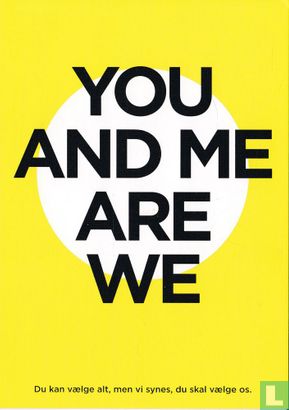13616 - Københavns åbne Gymnasium "You And Me Are We"