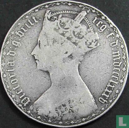 Verenigd Koninkrijk 1 florin 1885 - Afbeelding 1