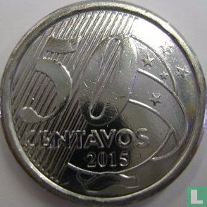 Brazil 50 centavos 2015 - Image 1