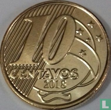 Brazil 10 centavos 2018 - Image 1