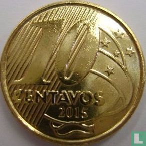 Brazil 10 centavos 2015 - Image 1