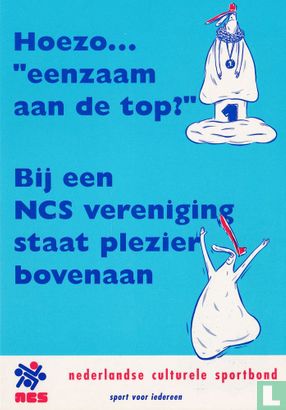 nederlandse culturele sportbond "Hoezo... "eenzaam aan de top?"" - Afbeelding 1