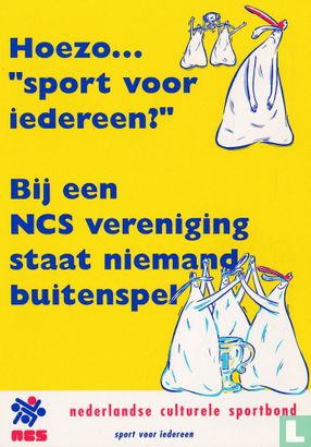 nederlandse culturele sportbond "Hoezo... "sport voor iedereen?"" - Afbeelding 1