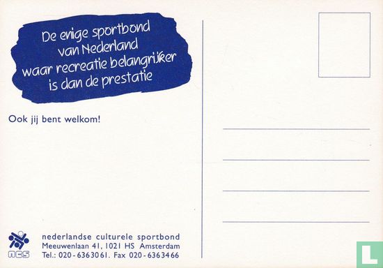 nederlandse culturele sportbond "Hoezo... "sport voor iedereen?"" - Afbeelding 2