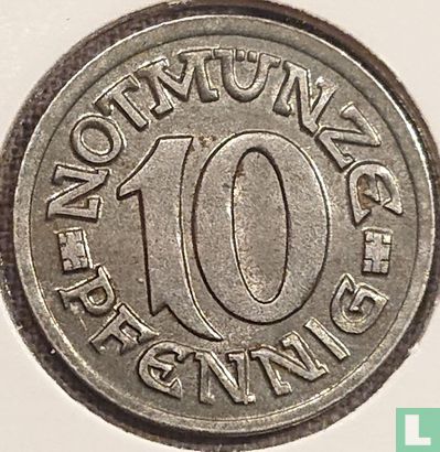 Aken 10 pfennig 1920 (type 1 - variant k) - Afbeelding 2