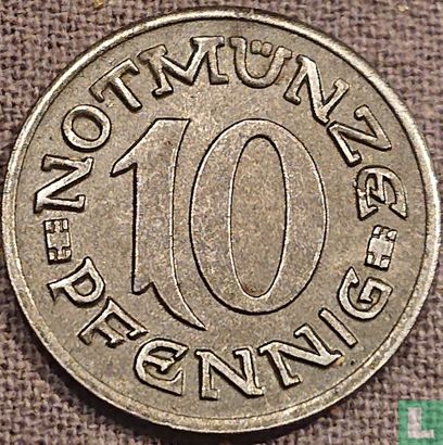Aachen 10 Pfennig 1920 (Typ 1 - Variante i) - Bild 2