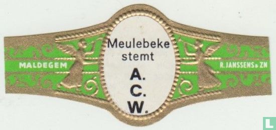Meulebeke stemt A.C.W. - Maldegem - R. Janssens & Zn - Afbeelding 1