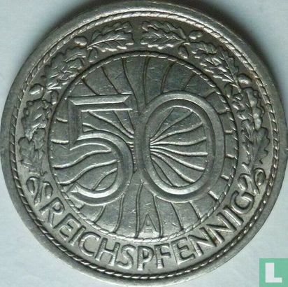 Empire allemand 50 reichspfennig 1935 (nickel - A) - Image 2