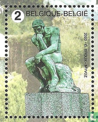 De Denker (Rodin) te Brussel (Laken)