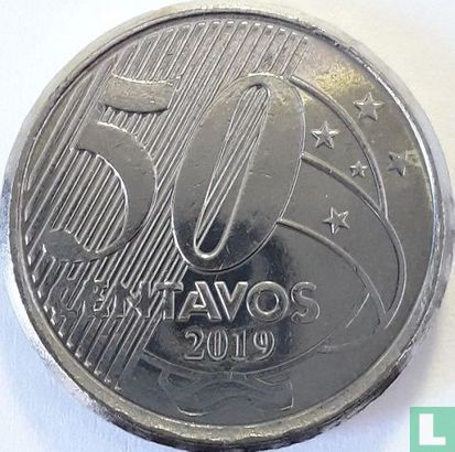 Brazilië 50 centavos 2019 (zonder A) - Afbeelding 1