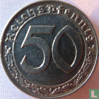 Empire allemand 50 reichspfennig 1938 (A) - Image 2
