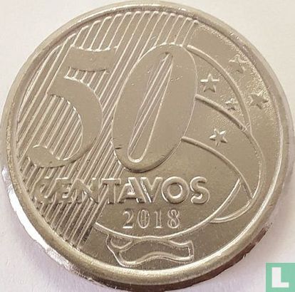 Brasilien 50 Centavo 2018 - Bild 1
