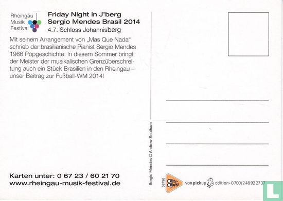 58796 - Rheingau Musik Festival - Sergio Mendes Brasil 2014 - Afbeelding 2