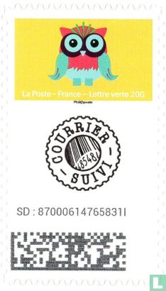 Postzegel volgen