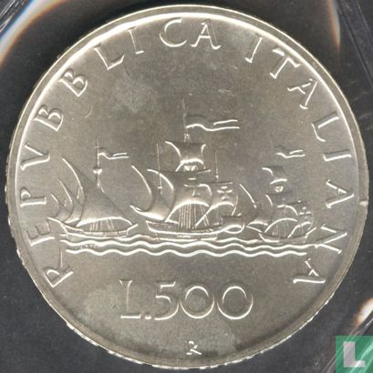 Italië 500 lire 1988 (zilver) - Afbeelding 1