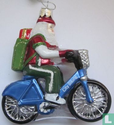 Kerstman op fiets - Bild 2