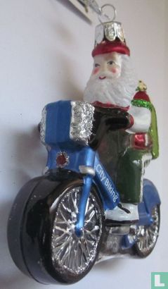 Kerstman op fiets - Afbeelding 3