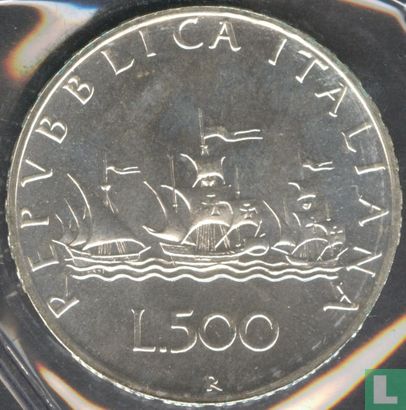 Italie 500 lire 1986 (argent) - Image 1