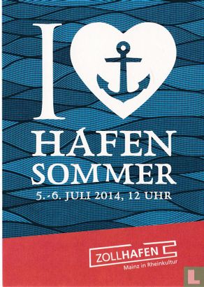 58750 - Zollhafen Mainz "I .. Hafen Sommer" - Afbeelding 1