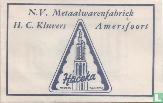 N.V. Metaalwarenfabriek H.C. Kluvers - Afbeelding 1
