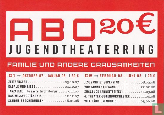 Staats Theater Kassel - Abo Jugendtheaterring - Bild 1